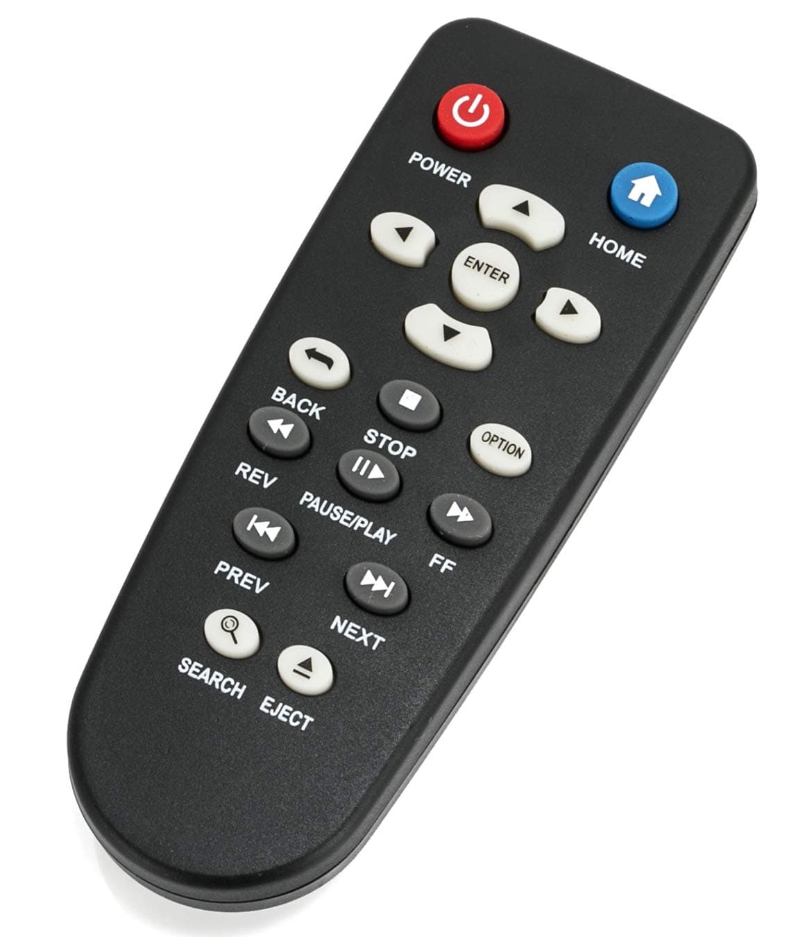 AIDITIYMI WD-RC Remote Control Replace for WD Western Digital TV Live Media Player WD TV Mini (WDBAAL0000NBK-NESN),Live Plus (WDBABX0000NBK-NESN)，Live (WDBAAN0000NBK-NESN)，HD Media Players