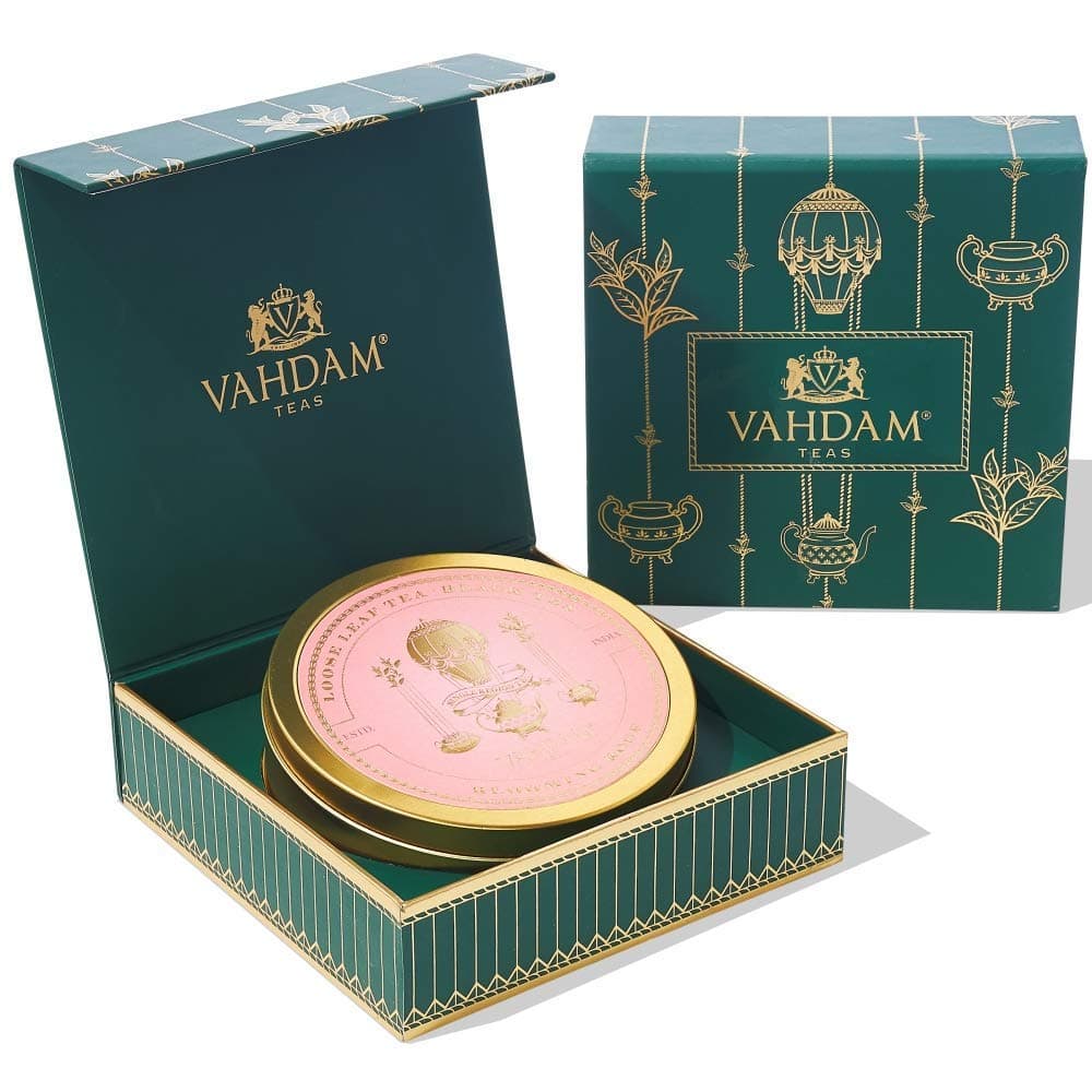 VAHDAM, Black Tea Set Gift Box, Premium Tea Gift Sets | 100% Pure Loose Leaf Tea, Gluten Free | Christmas Tea Gifts | Christmas Gifts For Women, Men & Adults I Christmas Gifts 2024