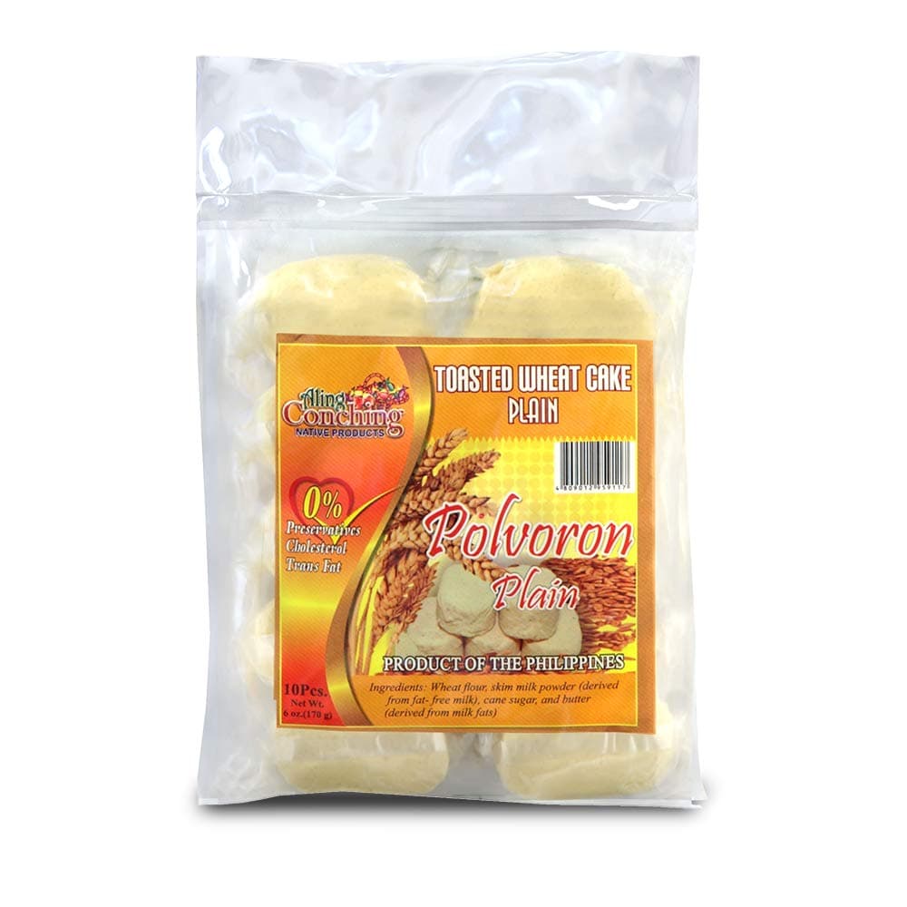 Aling Conching Polvoron, Plain, 10 piece, 6 oz (170g)