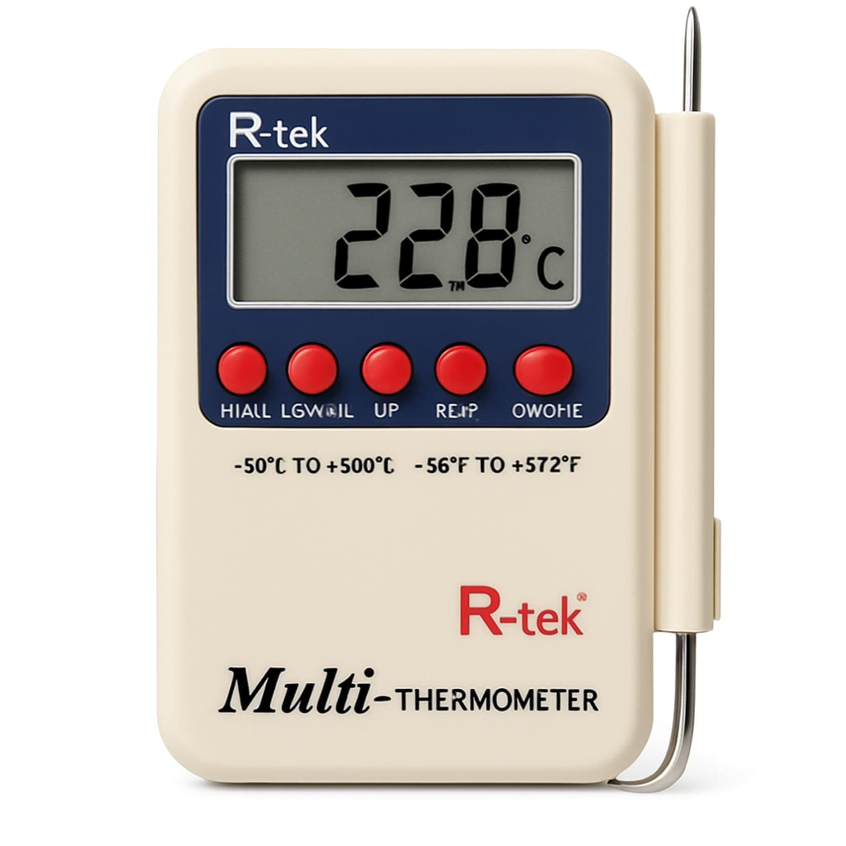 Multipurpose Digital Multi Stem Thermometer with External Sensing Probe(Aquarium, Fridge, Machines)