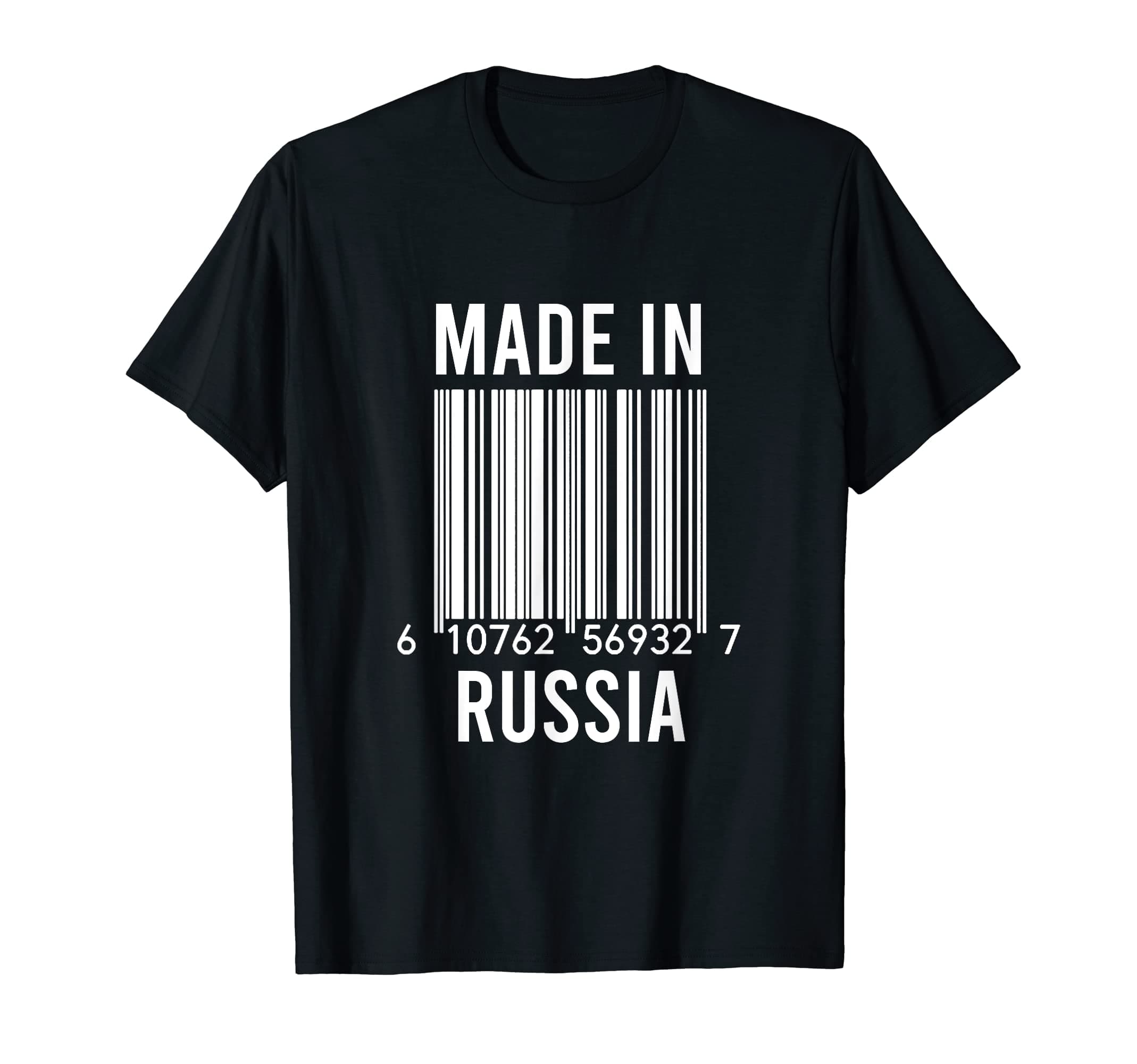 Barcode Made In Russia T-Shirt