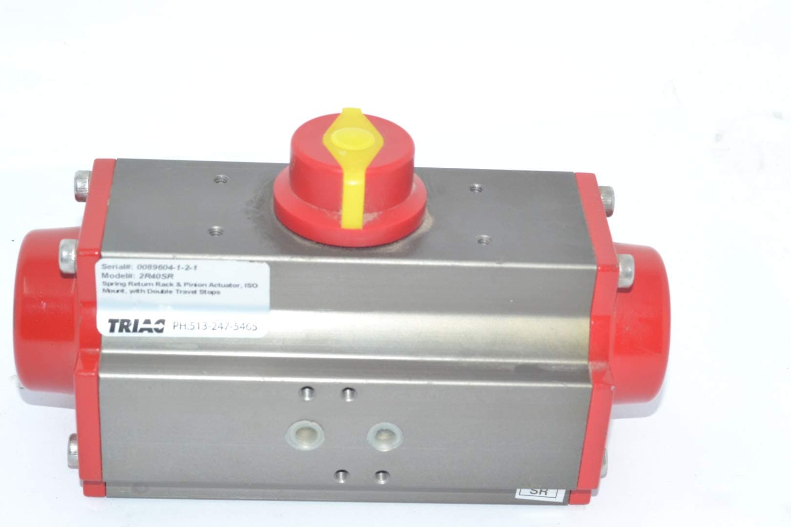 Triac 2R40SR Spring Return Rack & Pinion Pneumatic Actuator