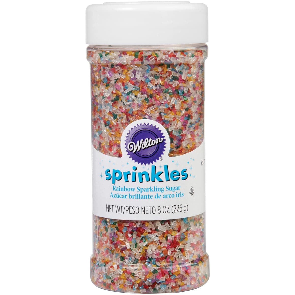 Wilton Rainbow Sparkling Sugars, 8-Ounce,Multicolored