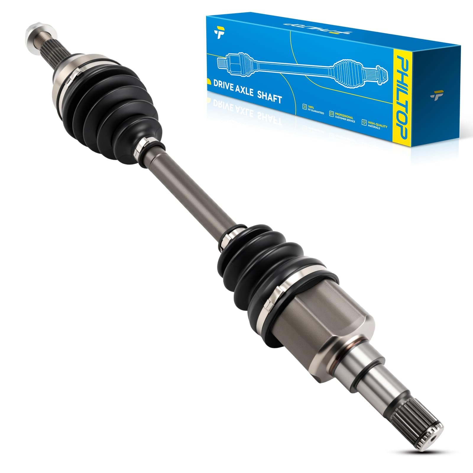 PHILTOP Front Left CV Axle Shaft Assembly for Ford Focus 2000-2011, 66-2143 CV Axle Shafts