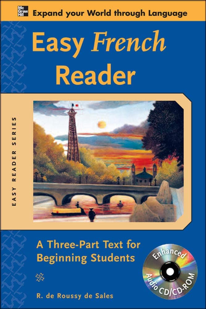 Easy French Reader w/CD-ROM: A Three-Part Text for Beginning Students (Easy Reader Series)
