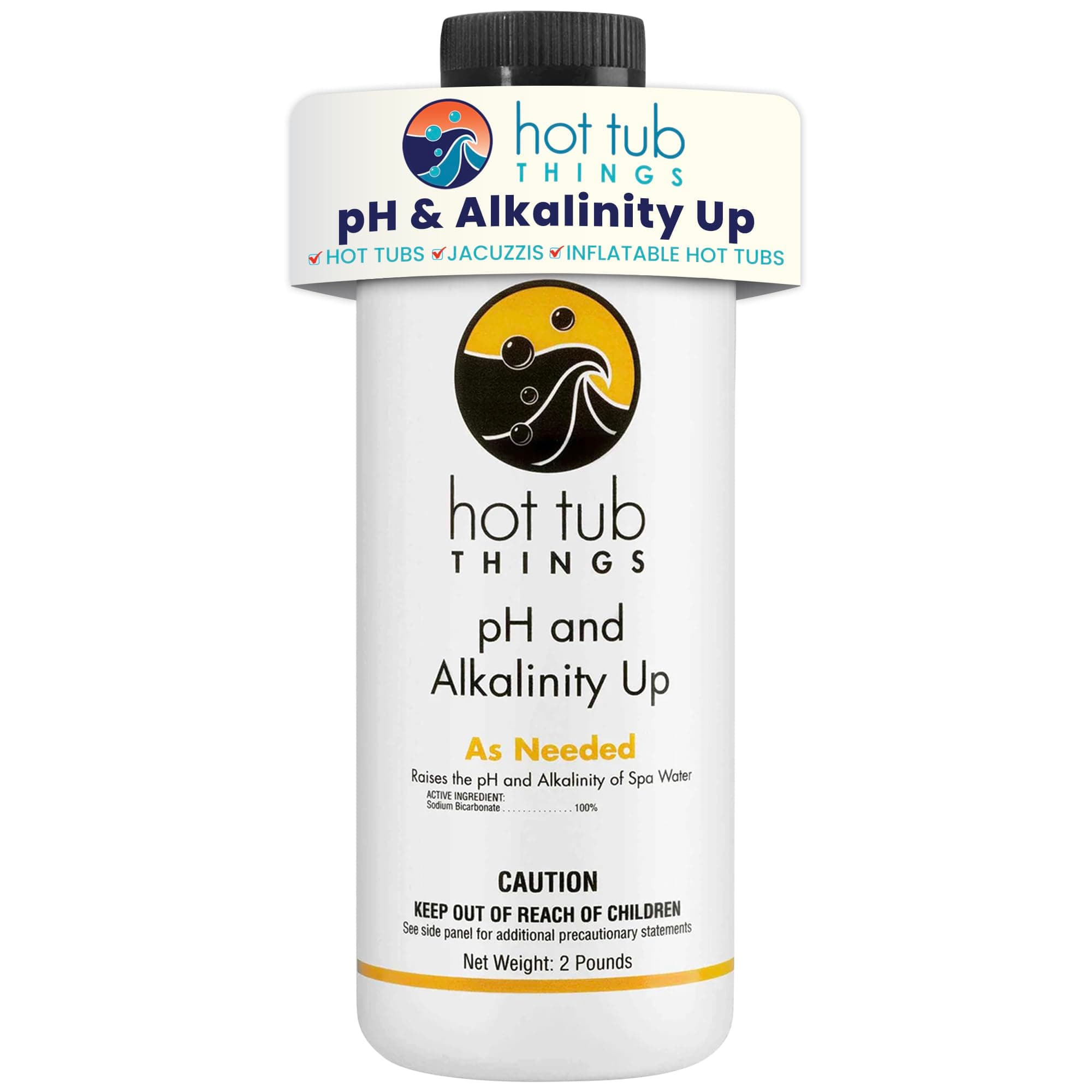 pH Up & Alkalinity Increaser for Hot Tub – Pool Shock, Alkalinity Up, pH Increaser and Alkaline Booster for Spa or Pool, Maintain Balanced Water Quality and Clear Water Use – 2 Pounds