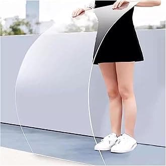 Clear Acrylic Plastic Sheet Polycarbonate Roofing Sheet,Transparent Sunlight Panels,Rainproof PC Endurance Board,Replacement Cladding(2.62 x 19.7ft)