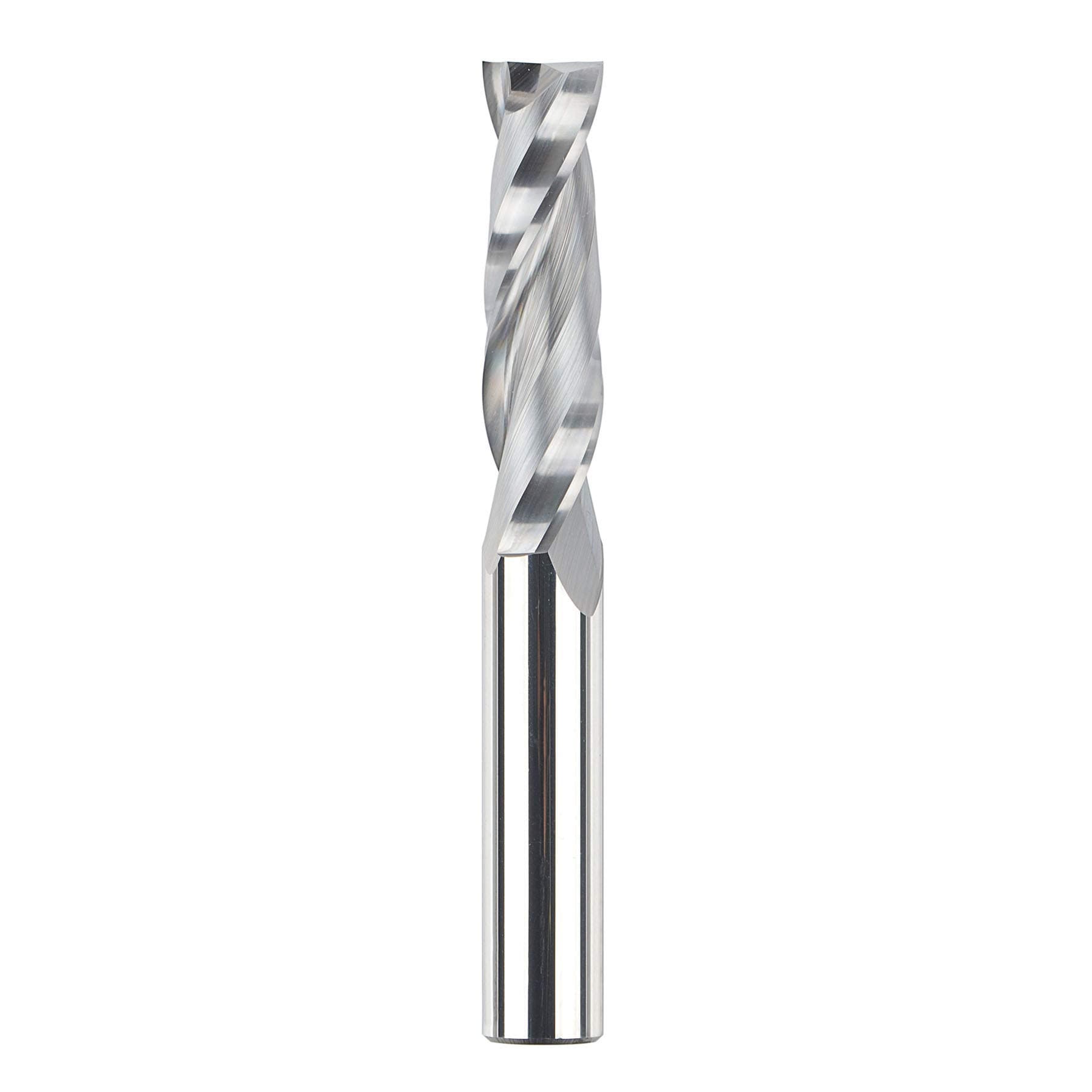 SpeTool Upcut Spiral Router Bits Extra Long (4 inch) with 1/2 Inch Shank , 1/2 Cutting Diameter Solid Carbide CNC Router Bits End Mill for Wood Mortises and Cutting Dadoes Carving