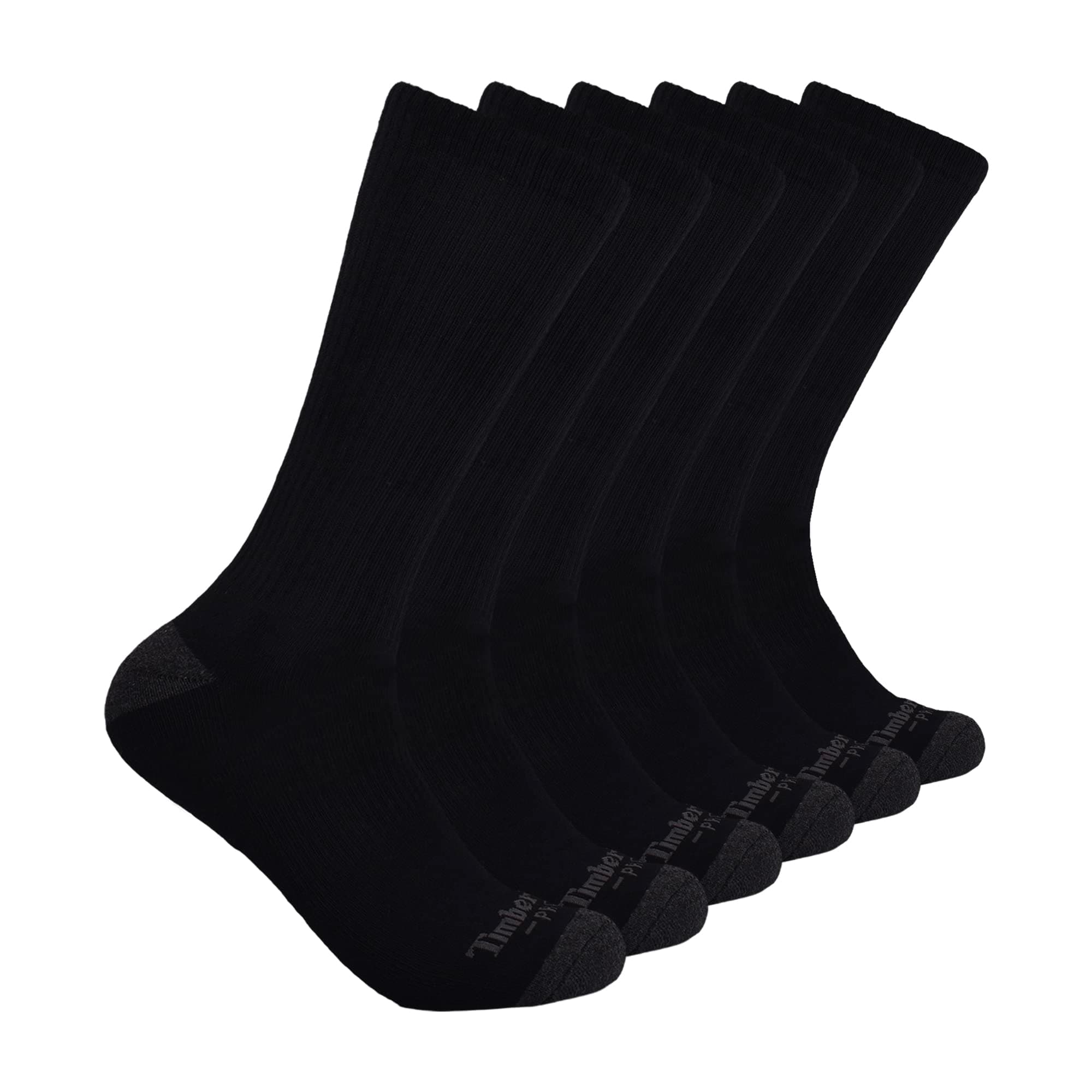Timberland PRO Men's 6-pack Performance Crew Length Socks