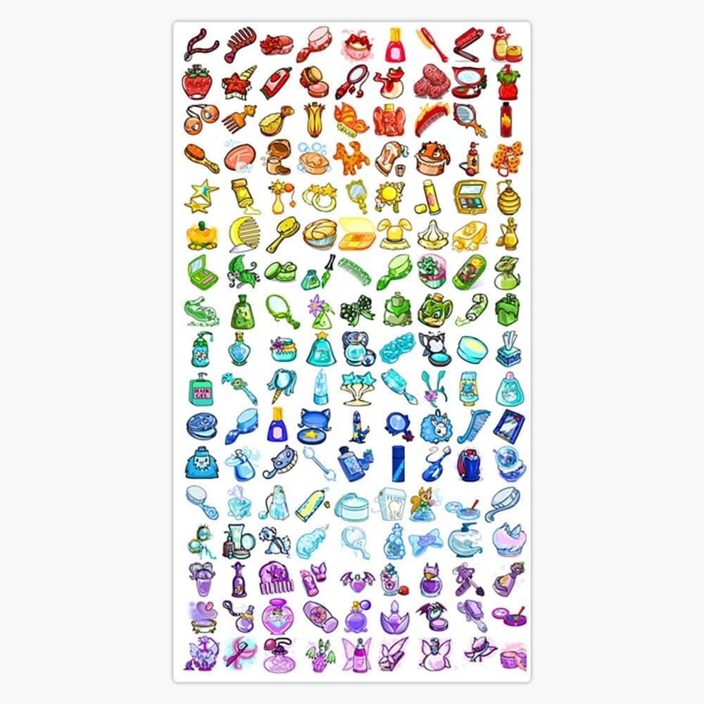 Neopets Items Vinyl Window Bumper Sticker Decal 5"