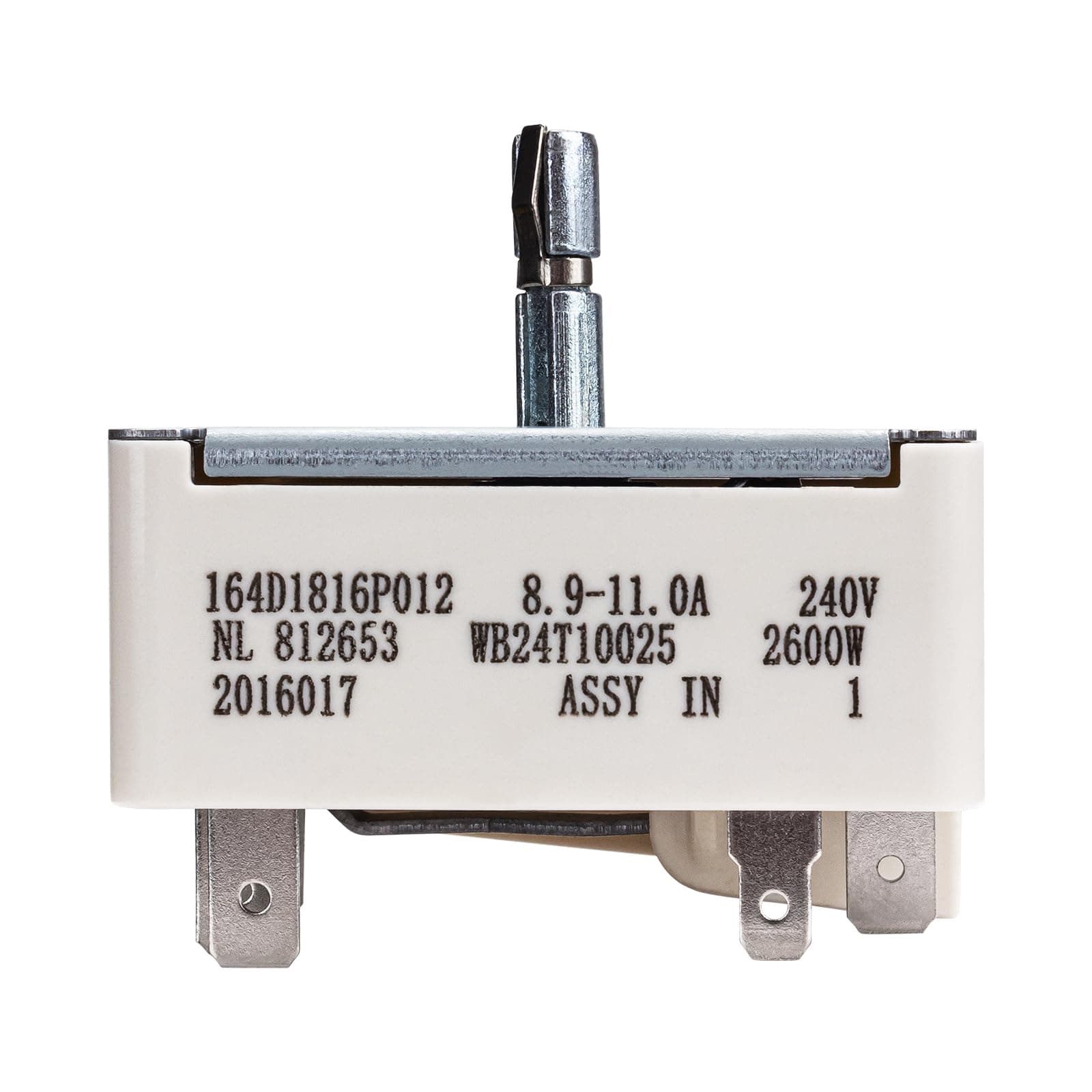 Showingo WB24T10025 Range Switch Surface Burner Range Infinite Control Switch Compatible with GE Electric Ranges AP2024072, 769692, AH236750, EA236750, PS236750(8 Inch)