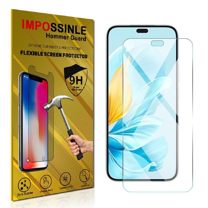 FCS Front (Glossy) Anti Shock Screen Protector for Honor 200 Lite 5G Screen Protector | 9H Hardness Flexible (Glossy)