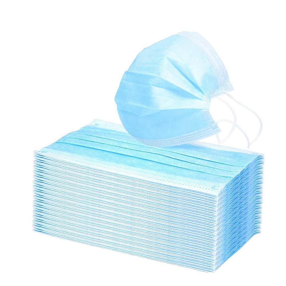 50Pcs 3 Ply Disposable ๐๐๐๐ with Elastic Earloop, Level 3 Respirator ๐๐๐๐s for Surgical Dental Polypropylene ๐๐๐๐s for Personal Health Protection Blue