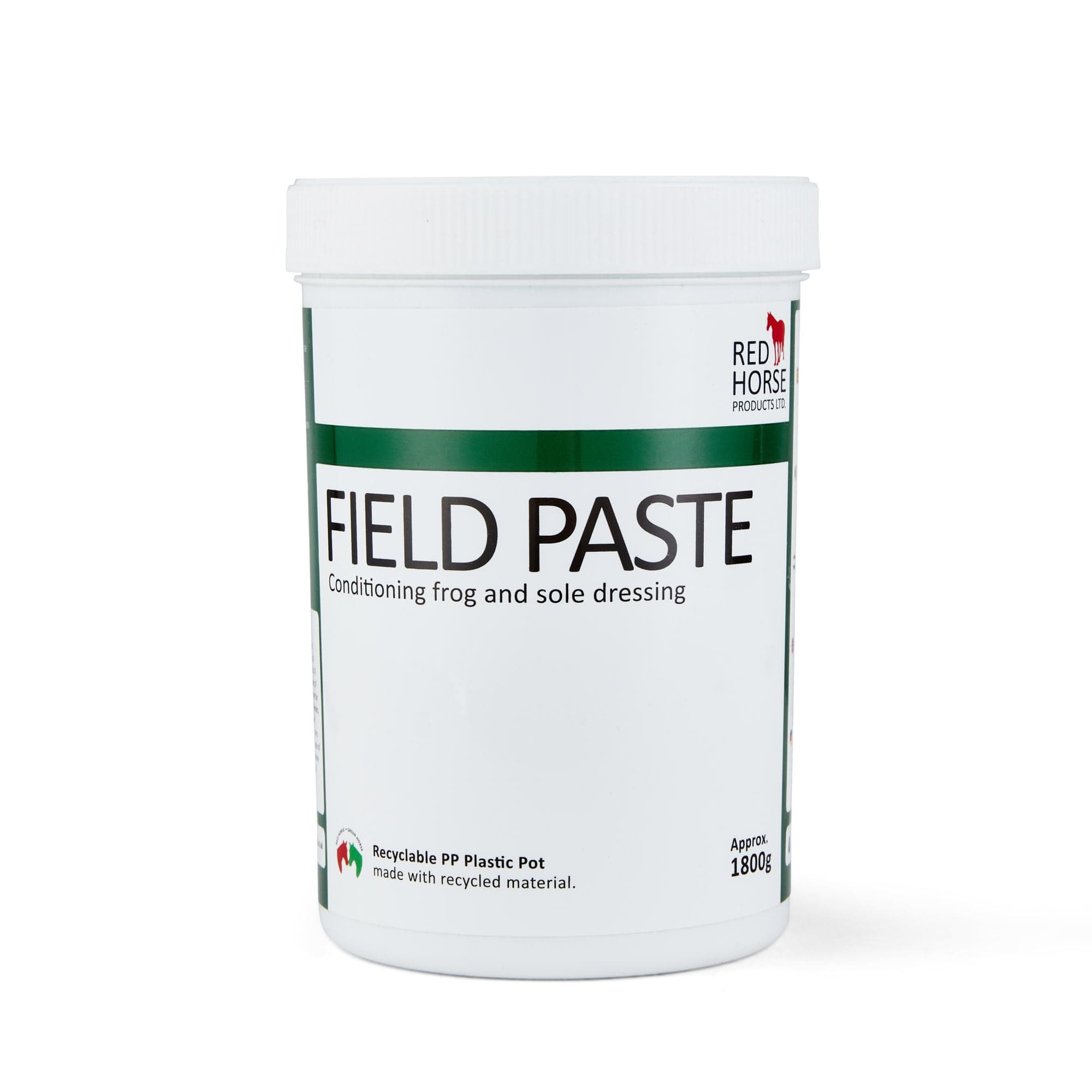 Field Paste - Antimicrobial/Antifungal Horse Hoof Sole & Frog Dressing (1800g) | Hoof Thrush Topical | Sole & Frog Active Clay | Non-caustic