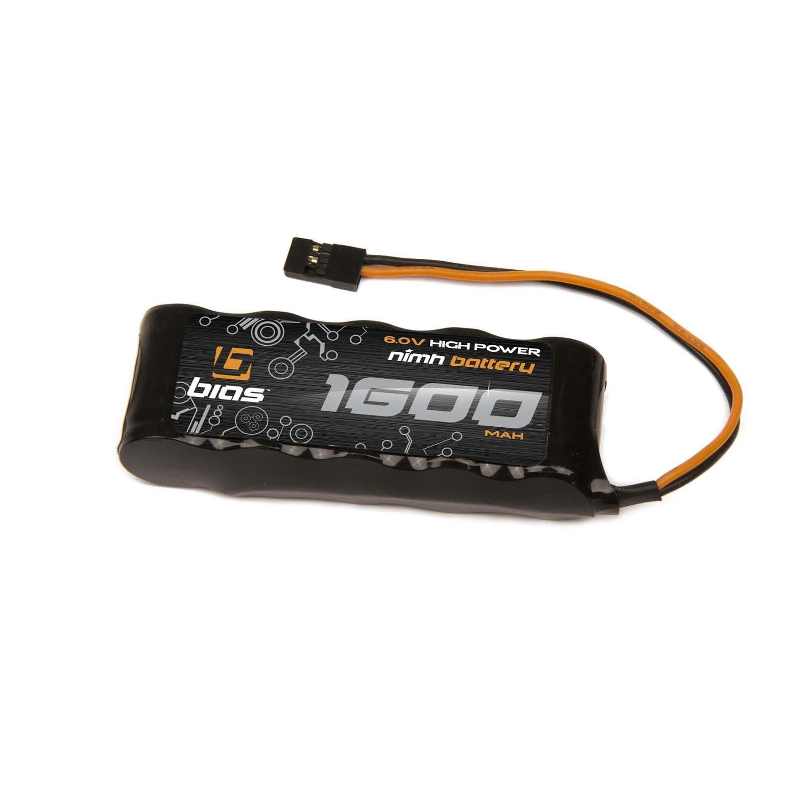 Bias 6V 5 Cell 1600mAh Flat Pack Transmitter Receiver RC NiMH Battery