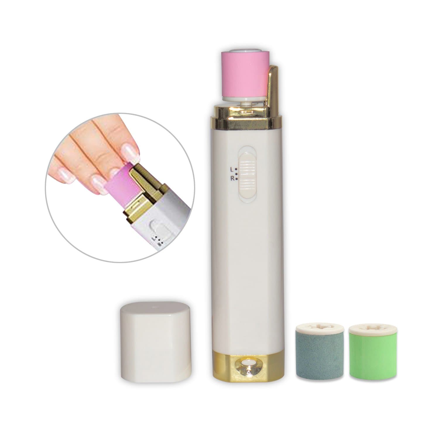 Electric Nail Care System with AA Batteries