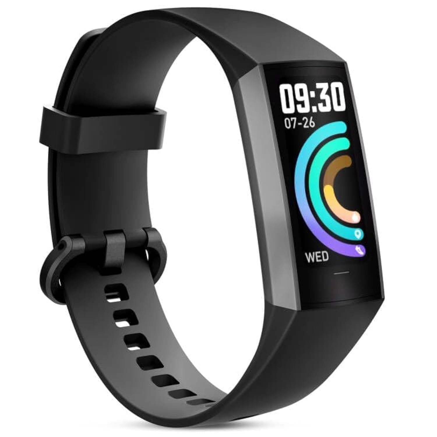 Excefore Fitness Tracker,1.10''AMOLED Touch Color Screen Activity Tracker with Step Counter/Calories/Stopwatch, Health Tracker with Heart Rate Monitor, Sleep Tracker,Pedometer Watch for Women Men Kids