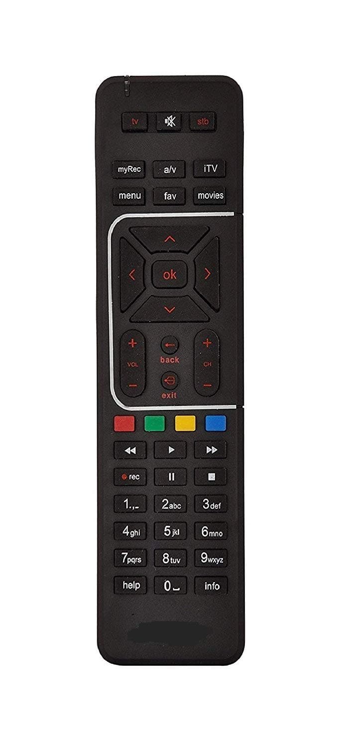 QTH® Airtel Digital TV SD/HD/HD DTH Compatible Remote Controller