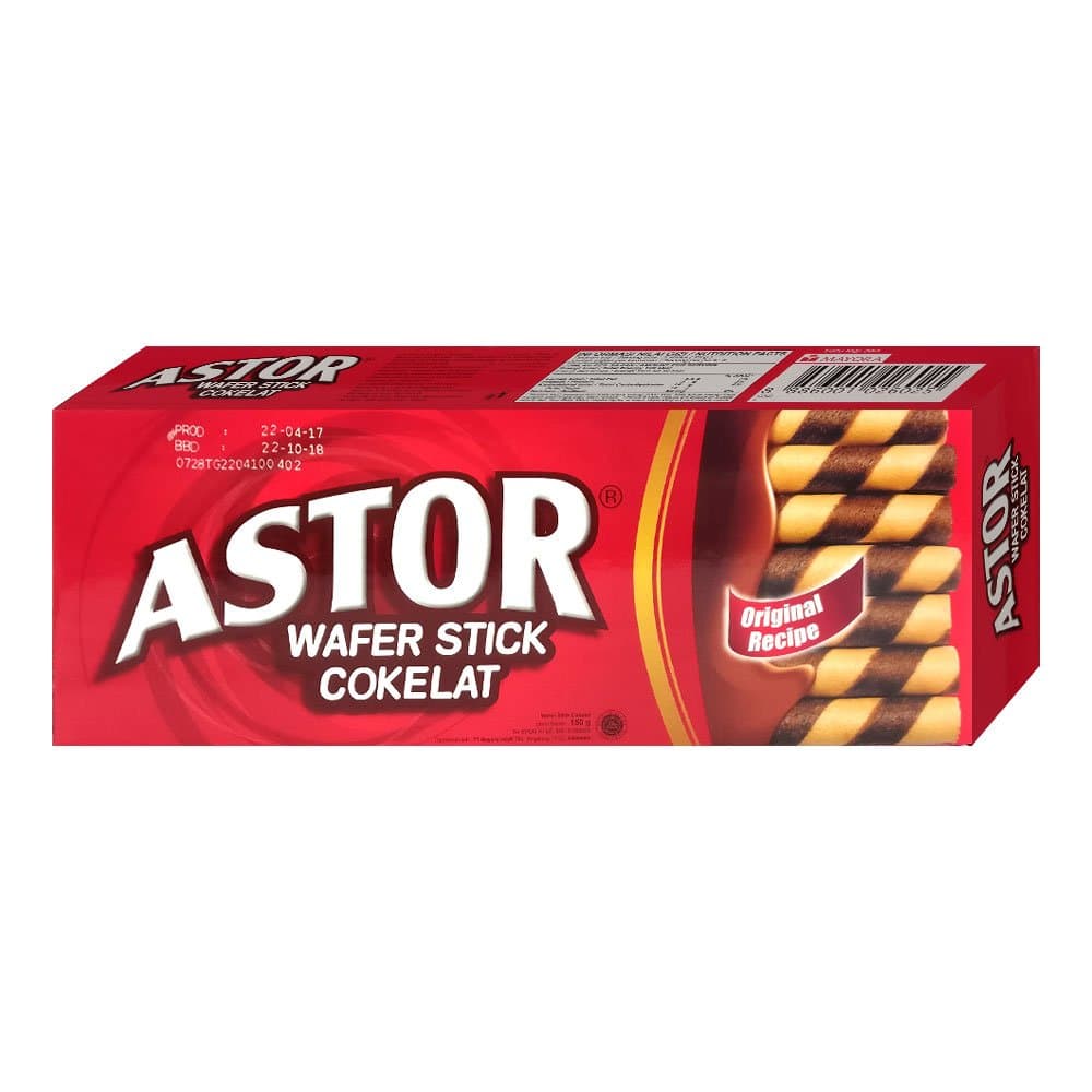 Astor Chocolate Wafer Stick 150g