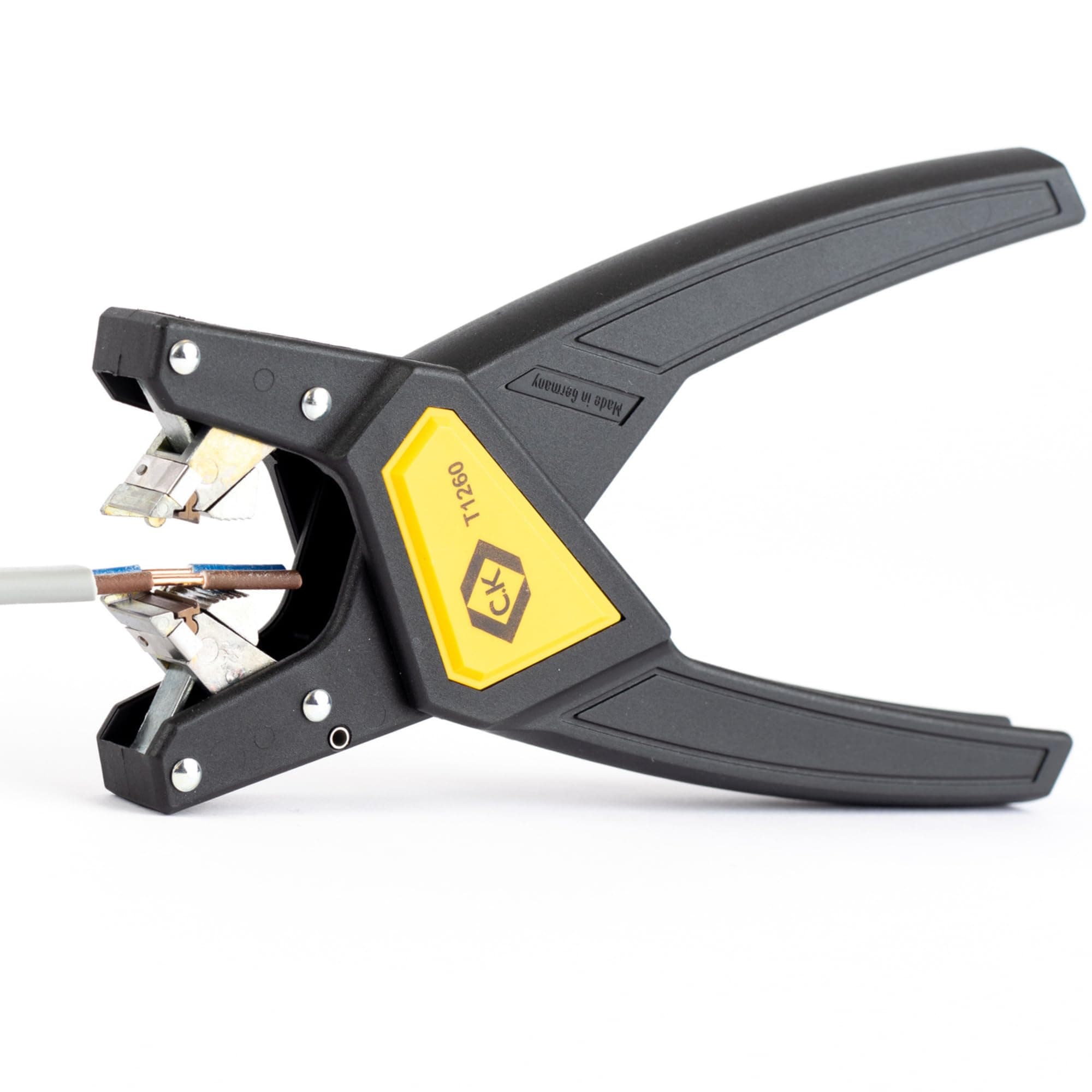 C.K T1260 Automatic Cable & Wire Stripper, Green|yellow|brown|grey
