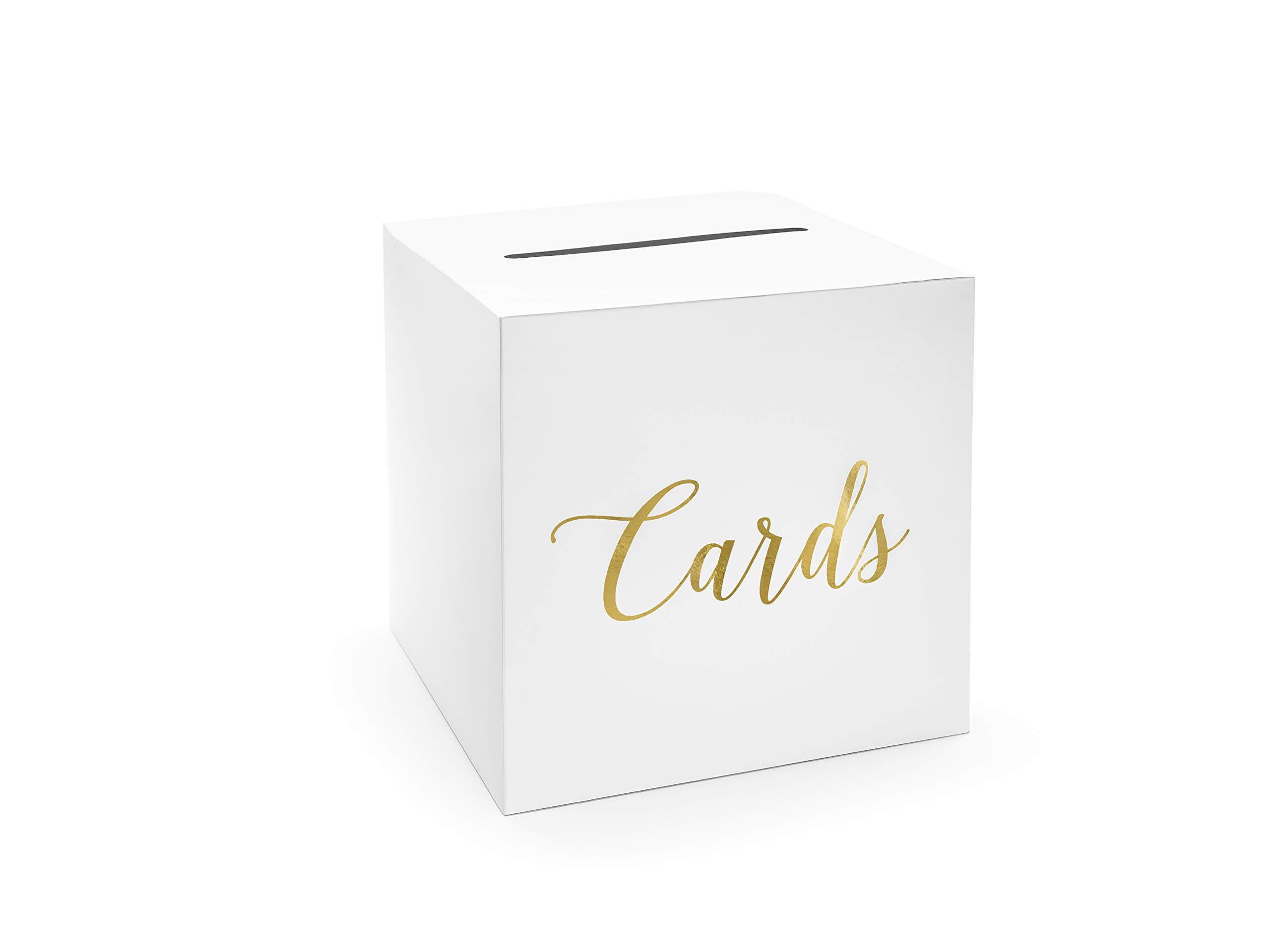 PartyDeco Wedding Card Box Gold