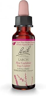 Bach Original Flower Remedies, Larch (Non-Alcohol Formula) - Have Confidence - Natural Homeopathic Flower Essence for Emotional Balance - Vegan, Gluten Free, Sugar Free - 10mL Dropper