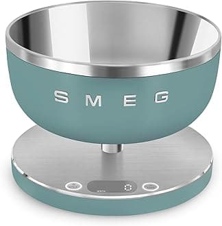 Contemporary Digital Kitchen Scale with Removable Bowl (Jade)