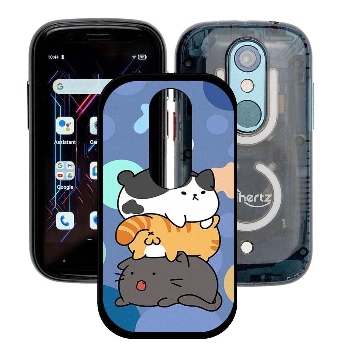 Case for Unihertz Jelly Star, Soft Slim Thin Black Protective Phone Cover Flexible TPU Protection Bumper Shell Case for Unihertz Jelly Star (3.0") - KE75