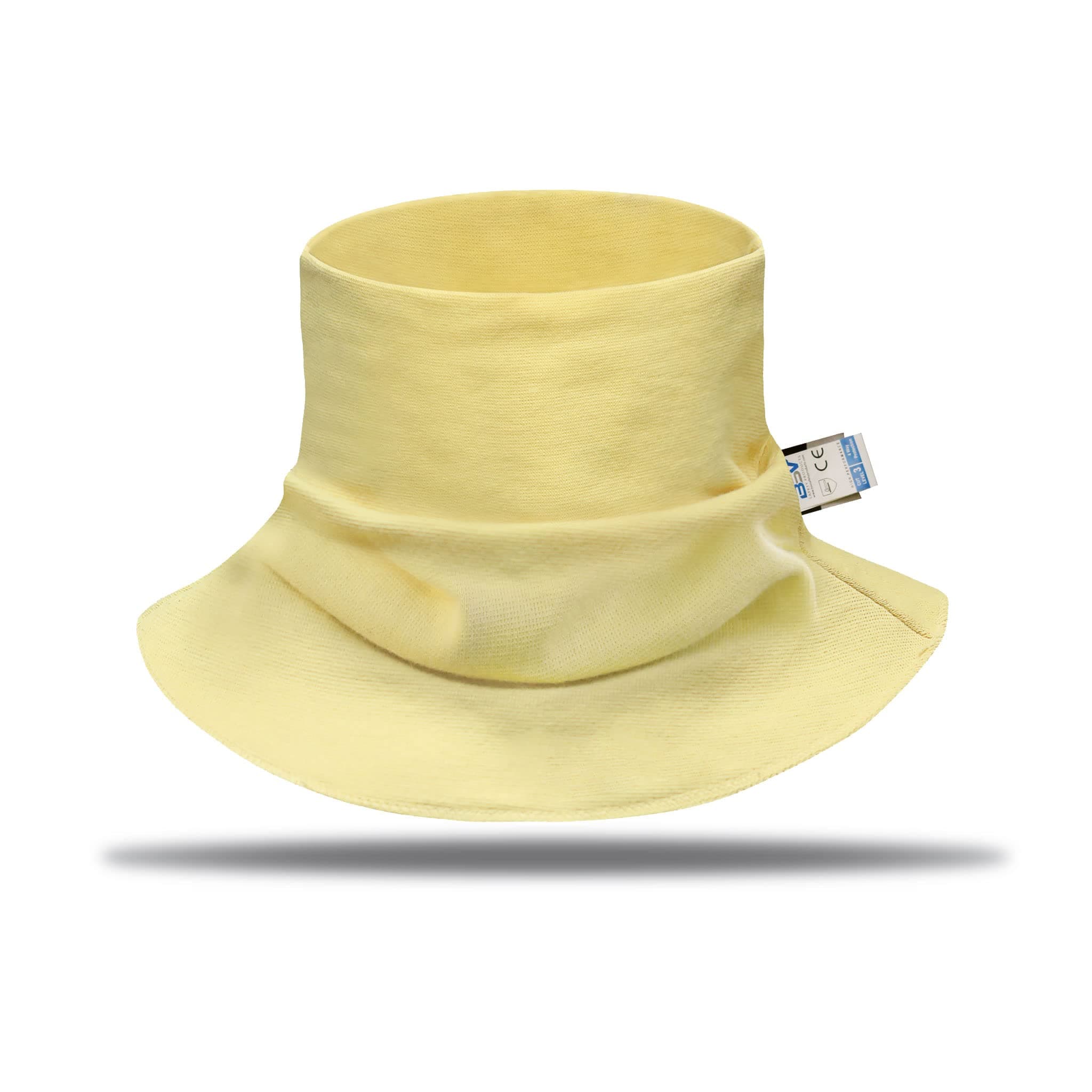 BSV Welding Neck Protection - Cut, Scratch & Heat Resistant Neck Protector/Gaiter, for Men & Women - Large - Yellow