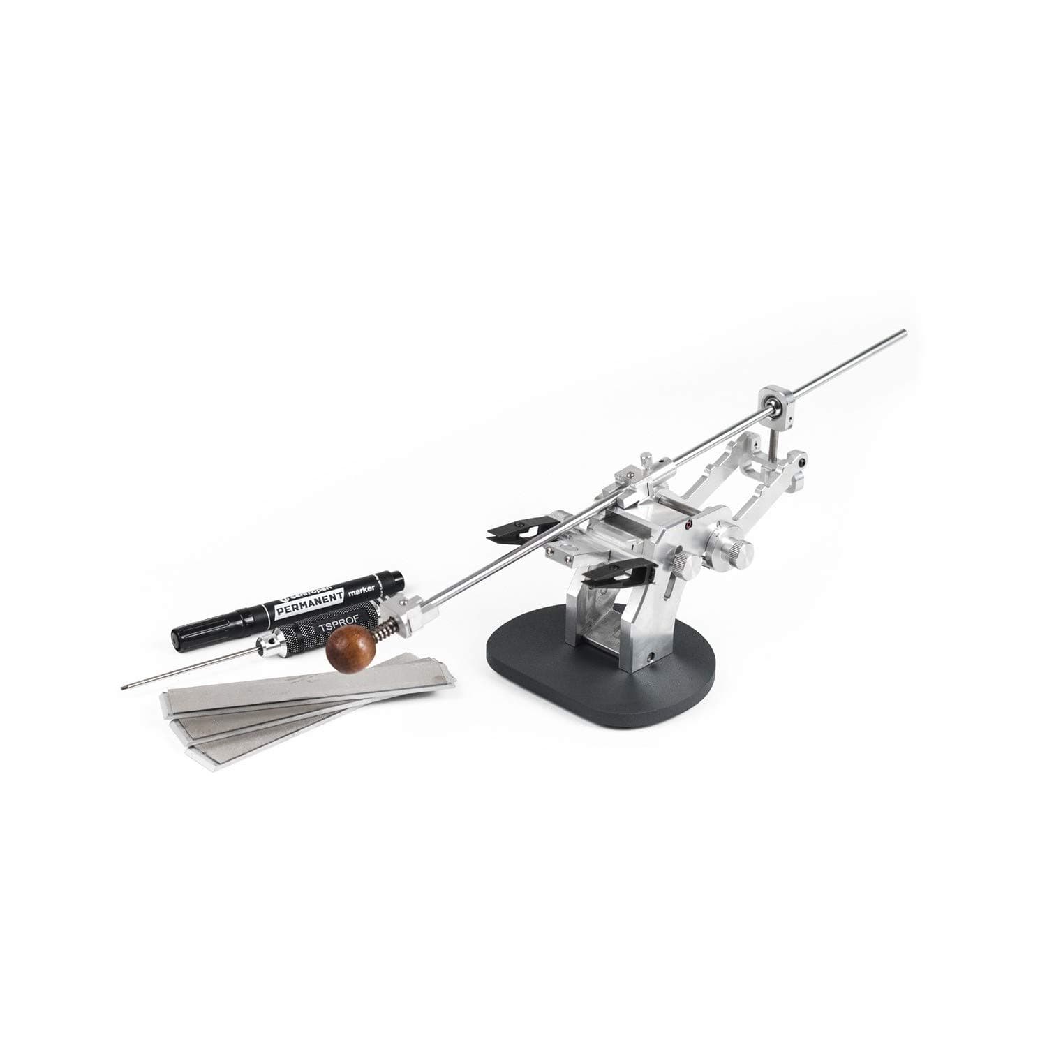 TSPROF Knife Sharpener - 'Blitz 360 Standard' |Precision Knife Sharpener System | 100% Steel and Ultra Strong Aluminum 7075-T6 Alloy | for All Types of Knives |