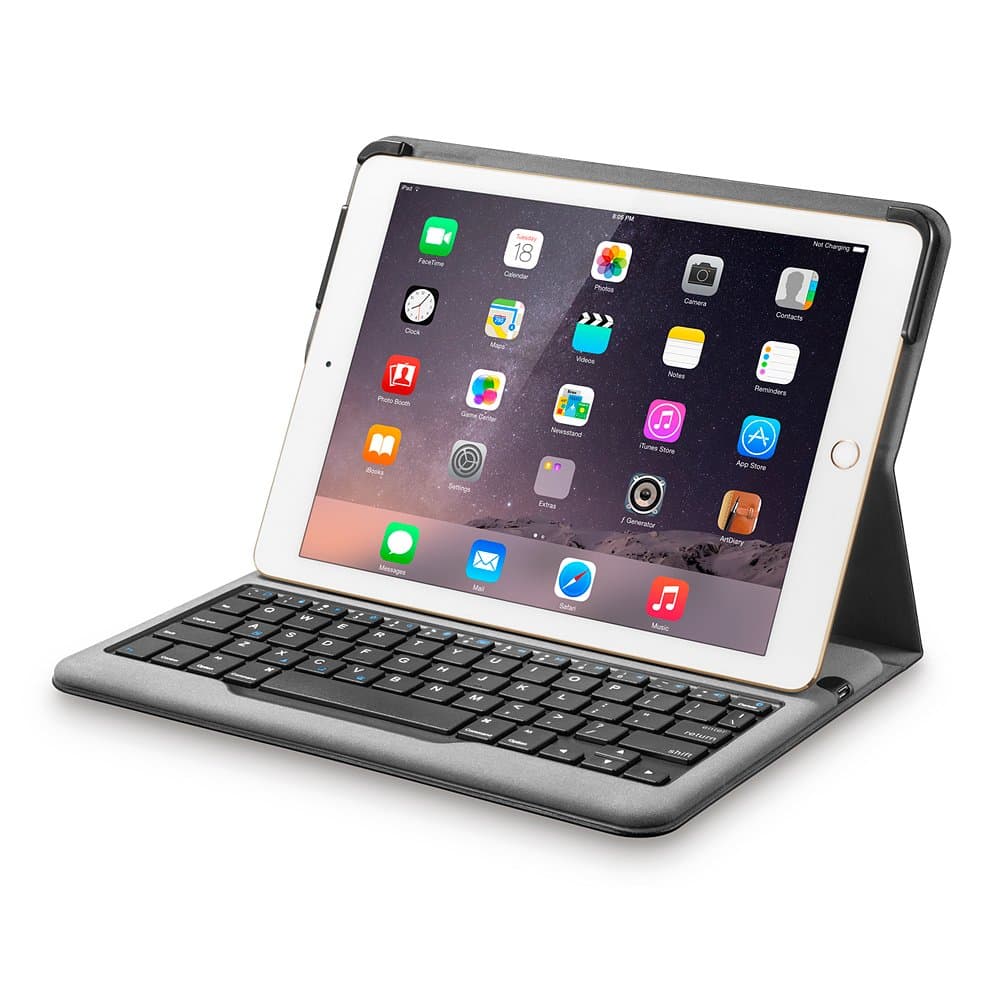 Anker Bluetooth Folio Keyboard Case for iPad Air 2 [ONLY] - Smart Case with Auto Sleep/Wake, Comfortable Keys and 6-Month Battery Life Between Charges (Not Compatible with iPad 9.7 inch/iPad Air)