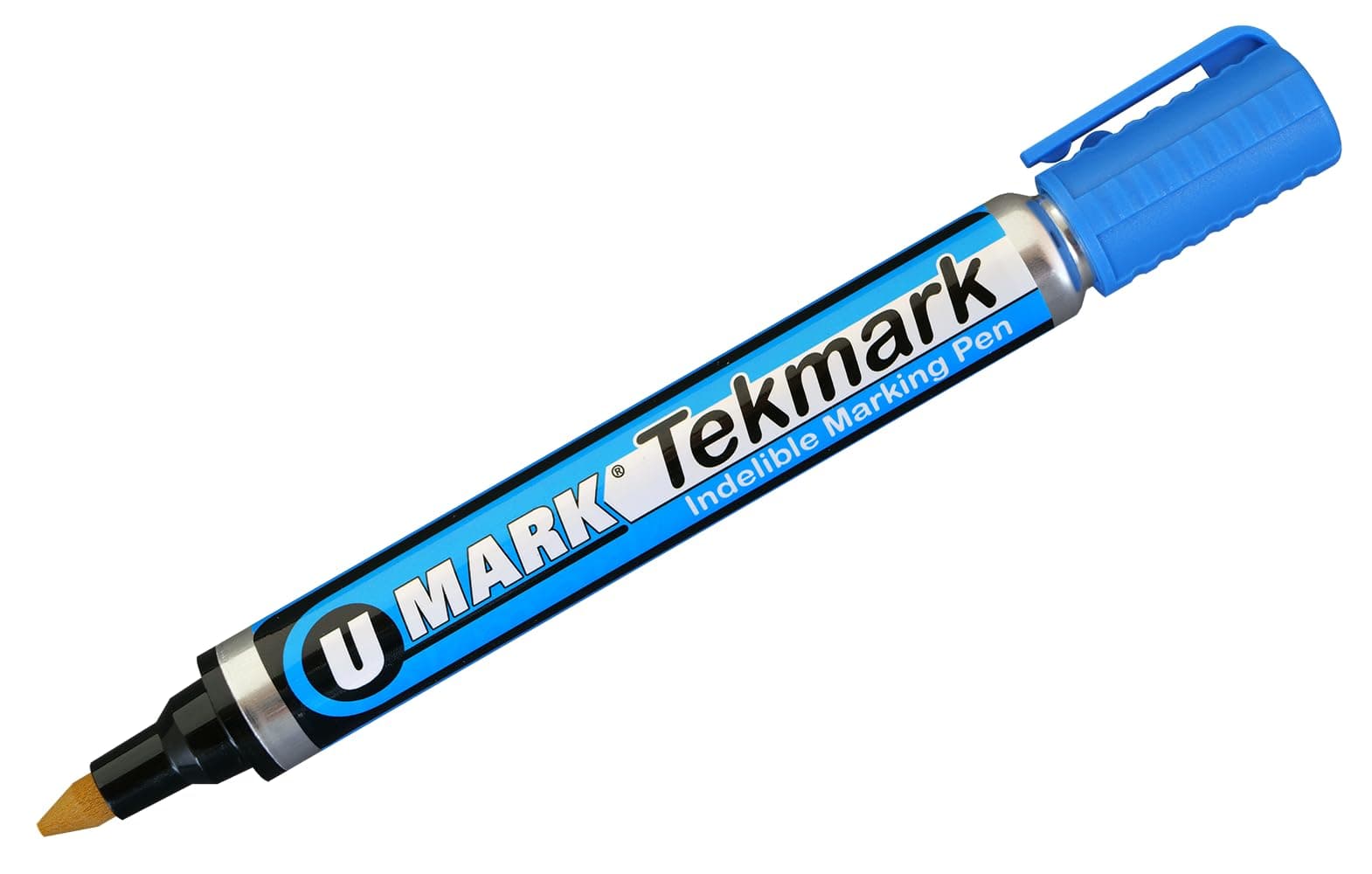 U-Mark Tekmark Indelible Marking Pen 12 Pack (Blue)