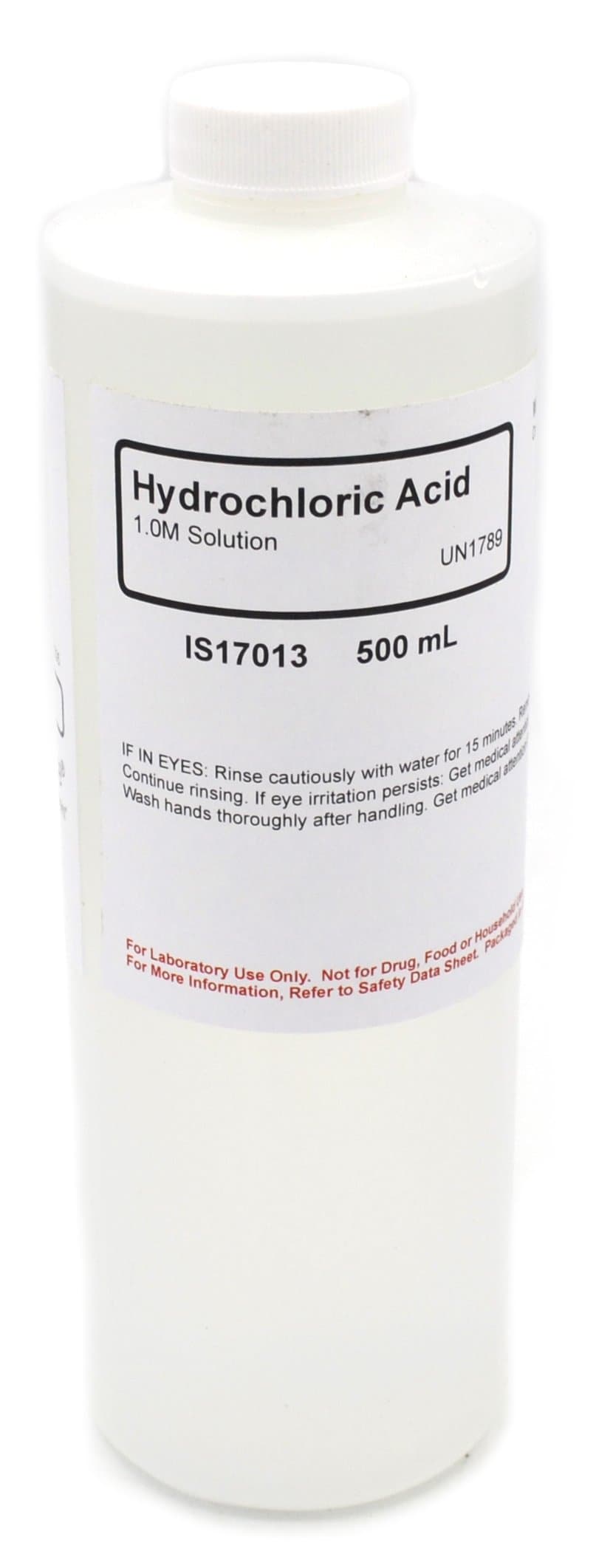 ALDON Innovating Science Hydrochloric Acid Solution, 1.0M, 500mL - The Curated Chemical Collection