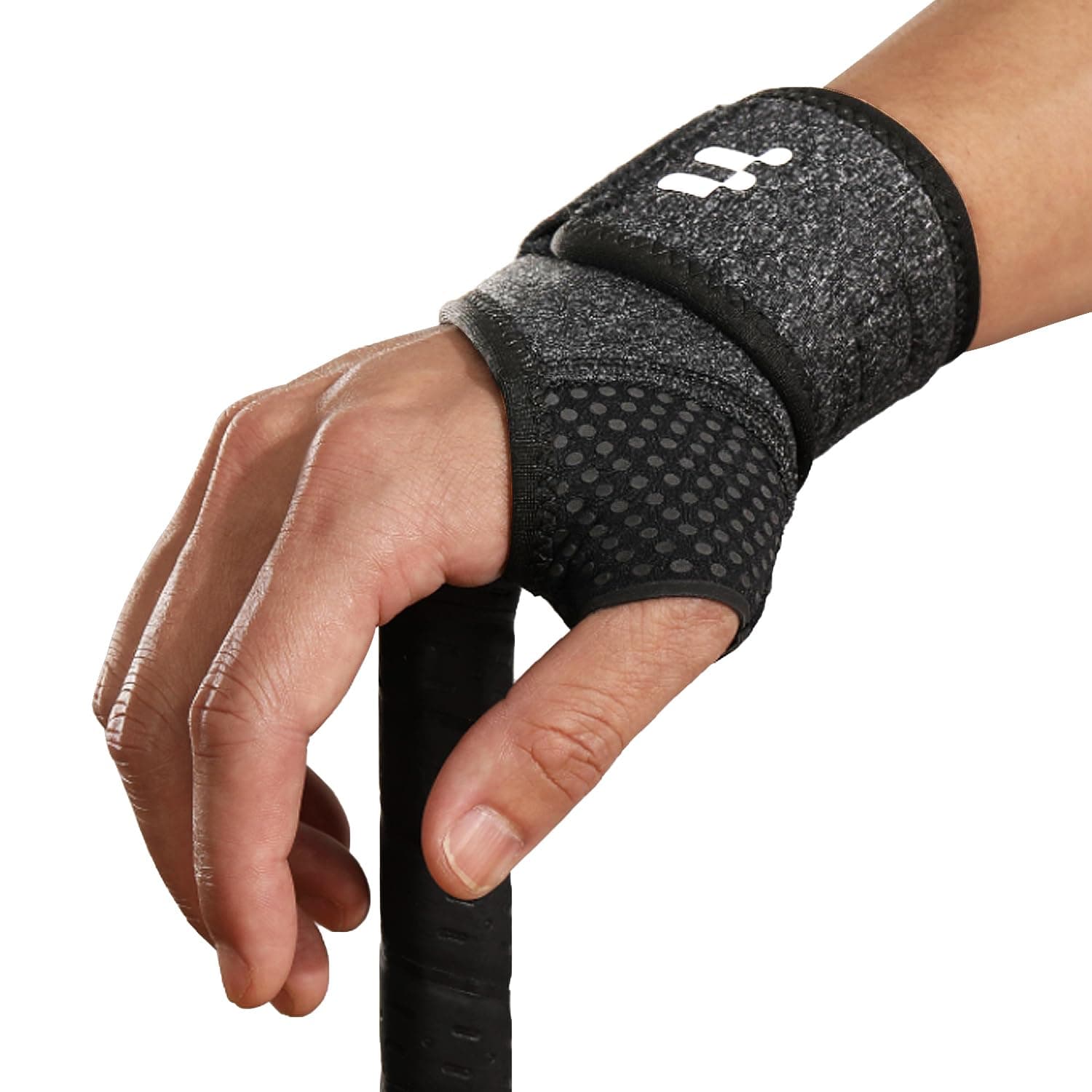 2 x Wrist Support Strap with Soft Thumb Opening for Mild Carpal Tunnel Tendonitis Arthritis Sprains, Compression Hand Support for Women Men, Wrist Brace for Sports Work Typing Sleeping