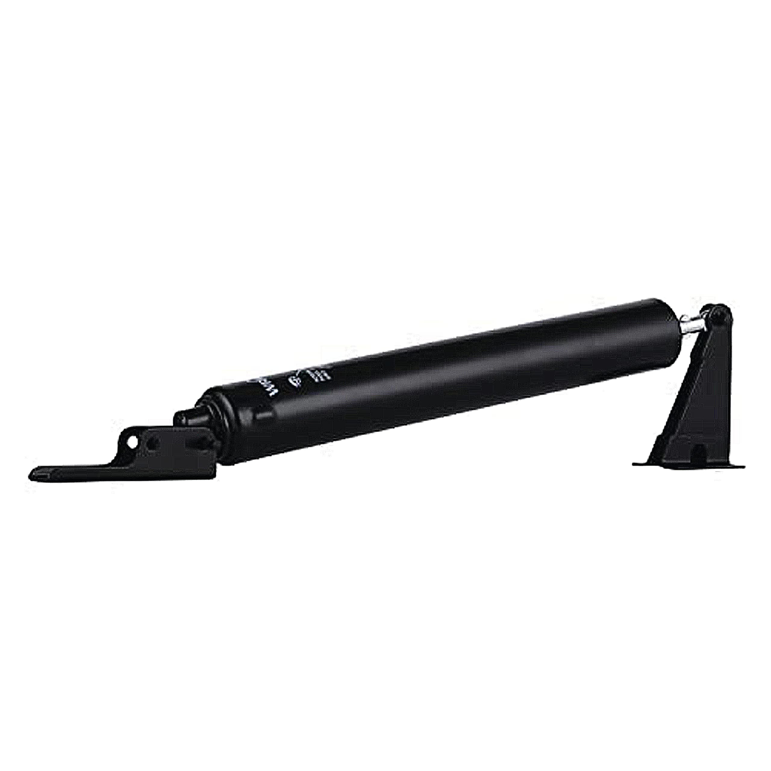 Pneumatic Storm Door Closer – Adjustable, Smooth-Closing with Hold-Open Washer (Transitional, Black)