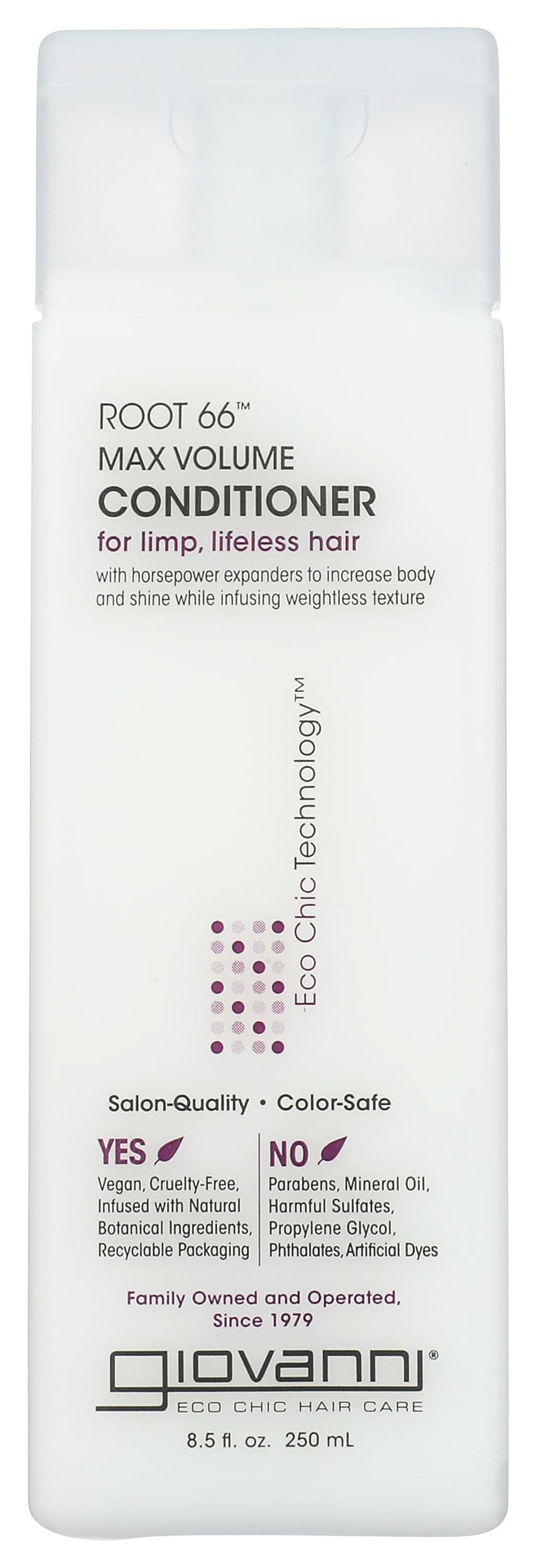 GIOVANNI Eco Chic Smooth as Silk Deeper Moisture Conditioner, 8.5 oz. - Apple + Aloe Extracts, Calms Frizz, Detangles, Wash & Go, Lauryl & Laureth Sulfate Free, Paraben Free, Color Safe