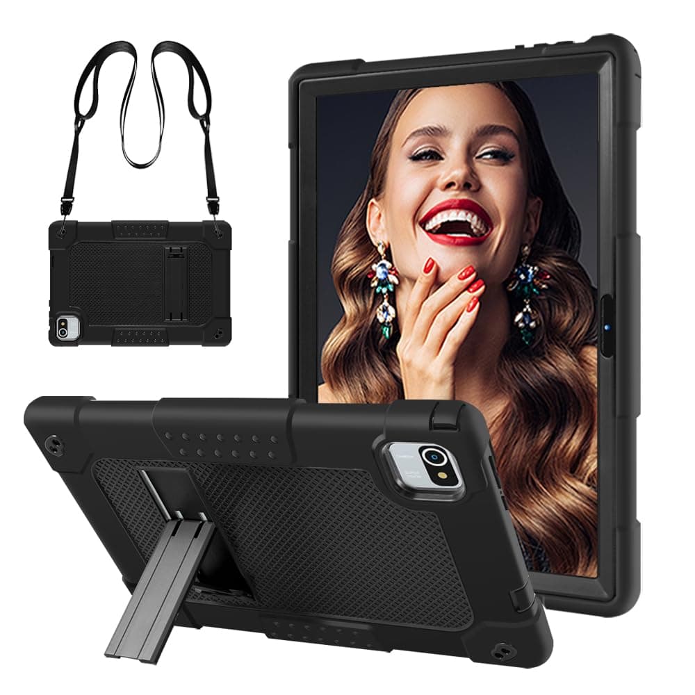 for MB1001 Case 10.1,for Aiprotablet C20e Case Shockproof Kids Cover for Moderness 10.1 Tablet/CZZ 10.1",for HAPPYBE/ANYLAKE/Freeski OLEXEX Bestski/Velorim/ZZB 10" Tablet (Black/Black)