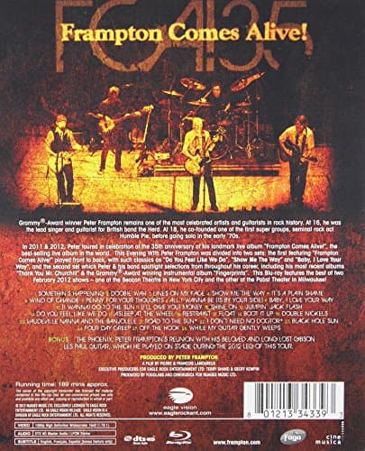 FCA! 35 Tour - An Evening With Peter Frampton[Blu-ray]