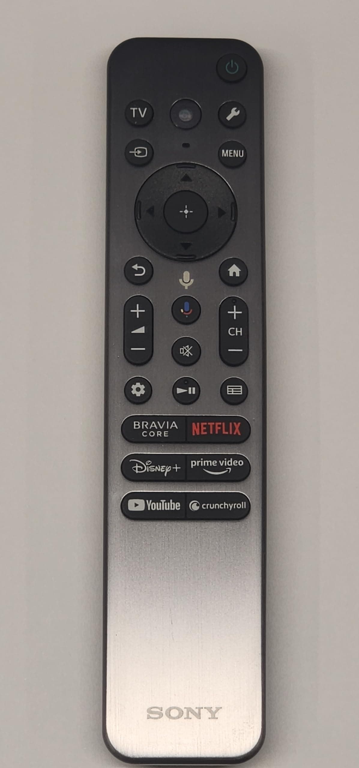 New Remotes Original RMF-TX910U Remote Control with Backlit Keys, Voice, Premium Metal Case, Compatible with Sony TVs from 2023 and 2024 Has Remote Finder