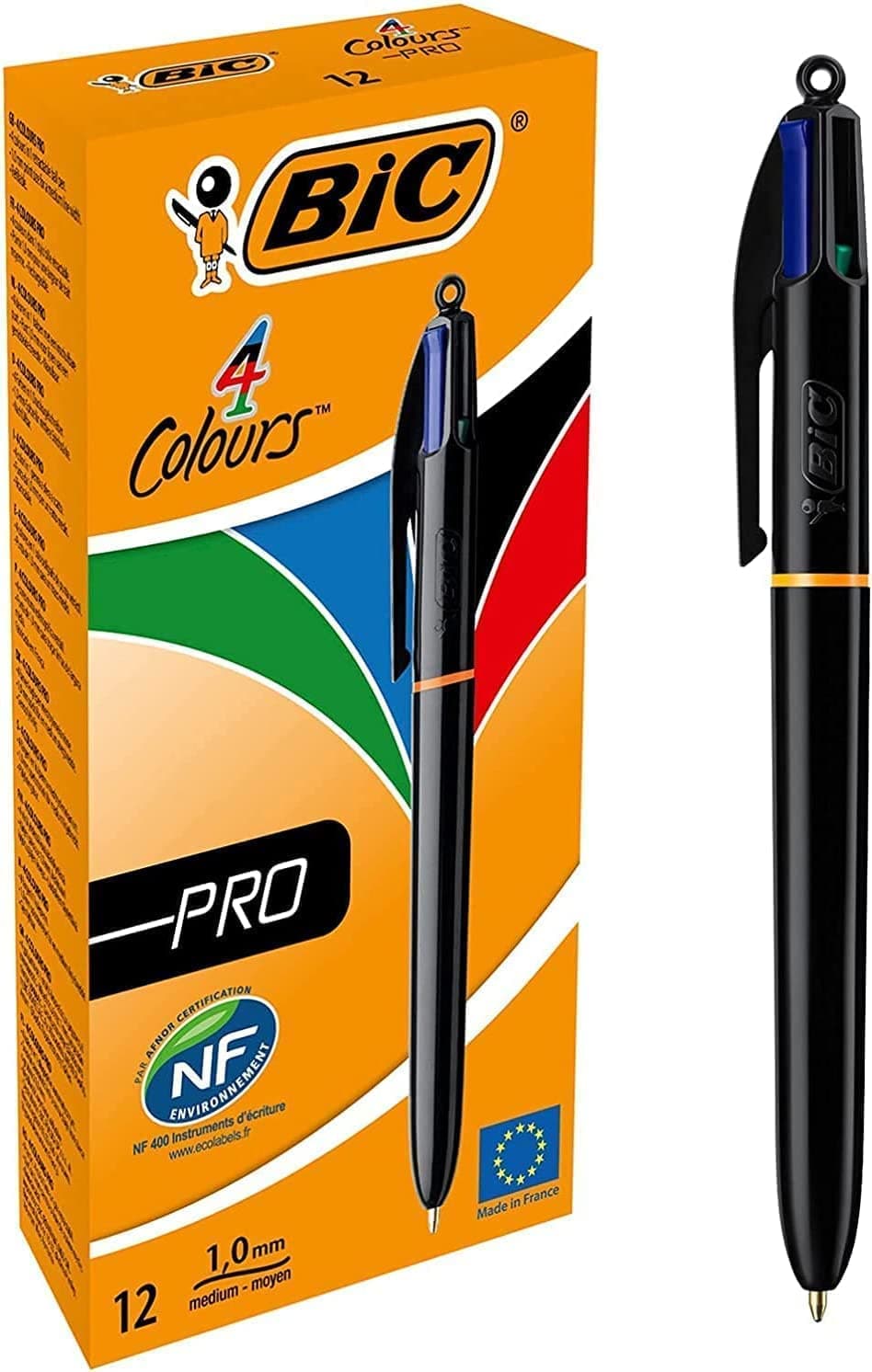 BIC 4 COLOURS PRO ASSORTED 902129 PK12