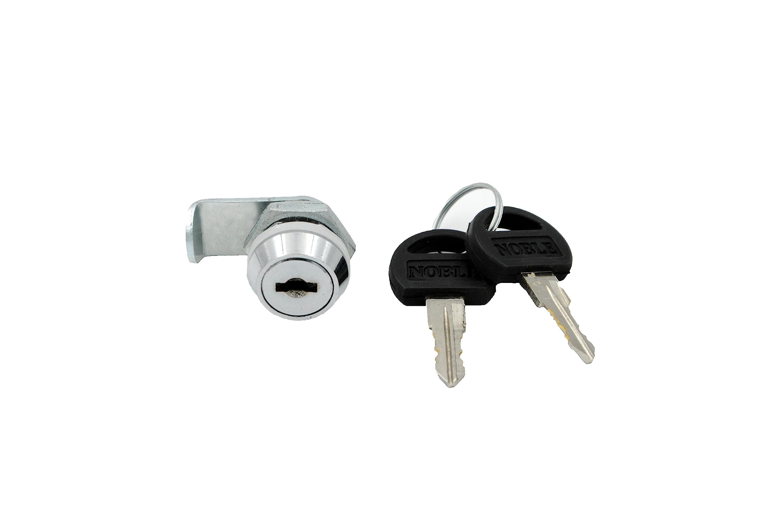 NOBLE CAM Lock with Two Keys 18mm |L Type Lock Plate