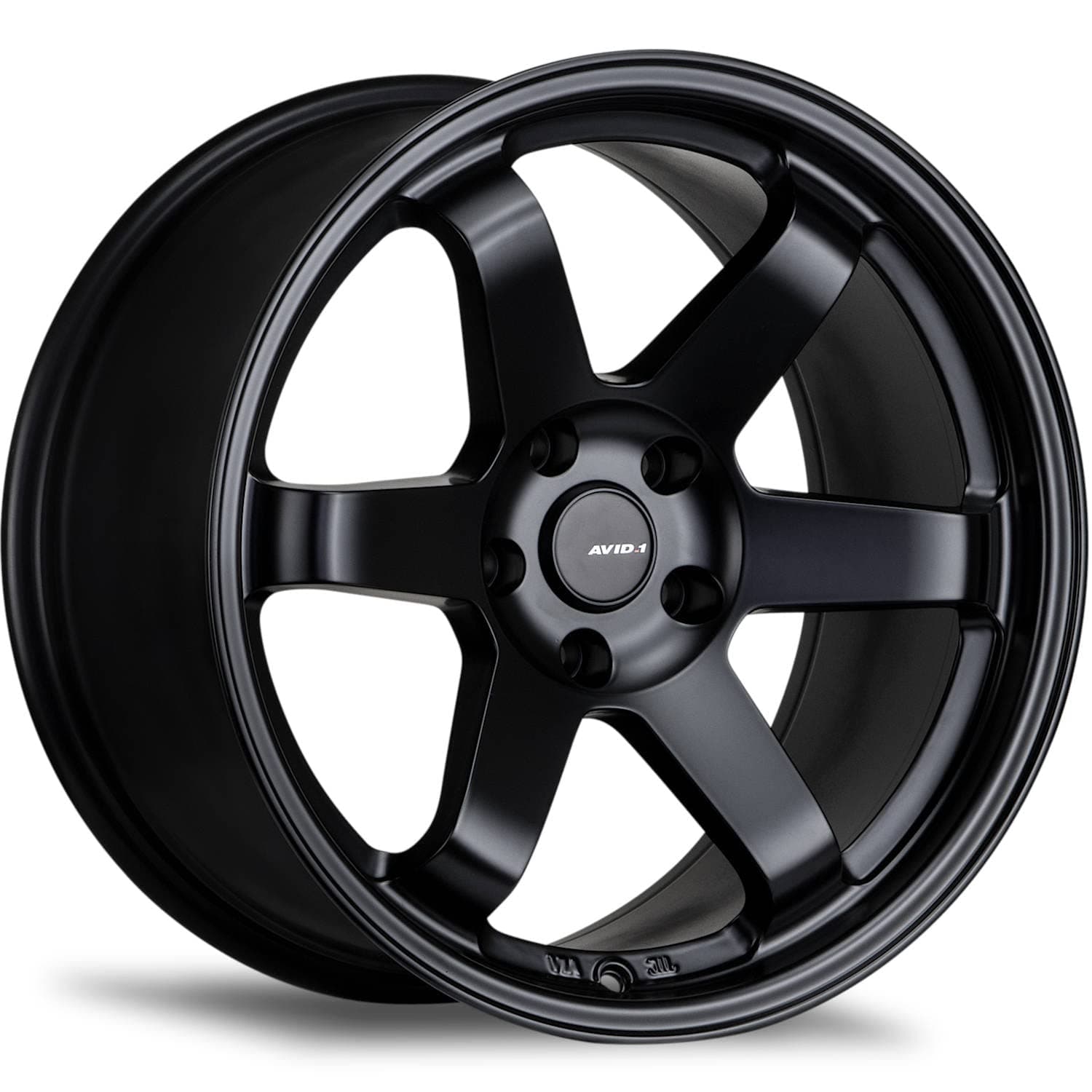 AVID.1 AV-06 Custom Wheel - 18x9.5, 18 Offset, 5x114.3 Bolt Pattern, 73.1mm Hub - Black Rim