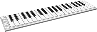Xkey 37 USB MIDI Keyboard - Apple-Style Ultra-Thin Aluminum Frame, 37 Full-Size Velocity-Sensitive Keys, Polyphonic Aftertouch, Simply Plug & Play on iPad, iPhone, Mac, PC