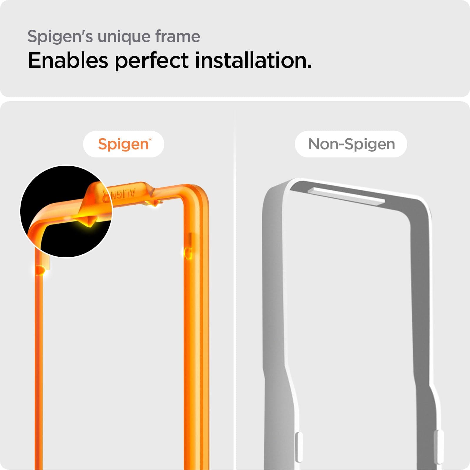 Spigen GLAStR Align Master designed for Nothing Phone (2) Screen Protector Premium Tempered Glass Case Friendly - [2 PACK]