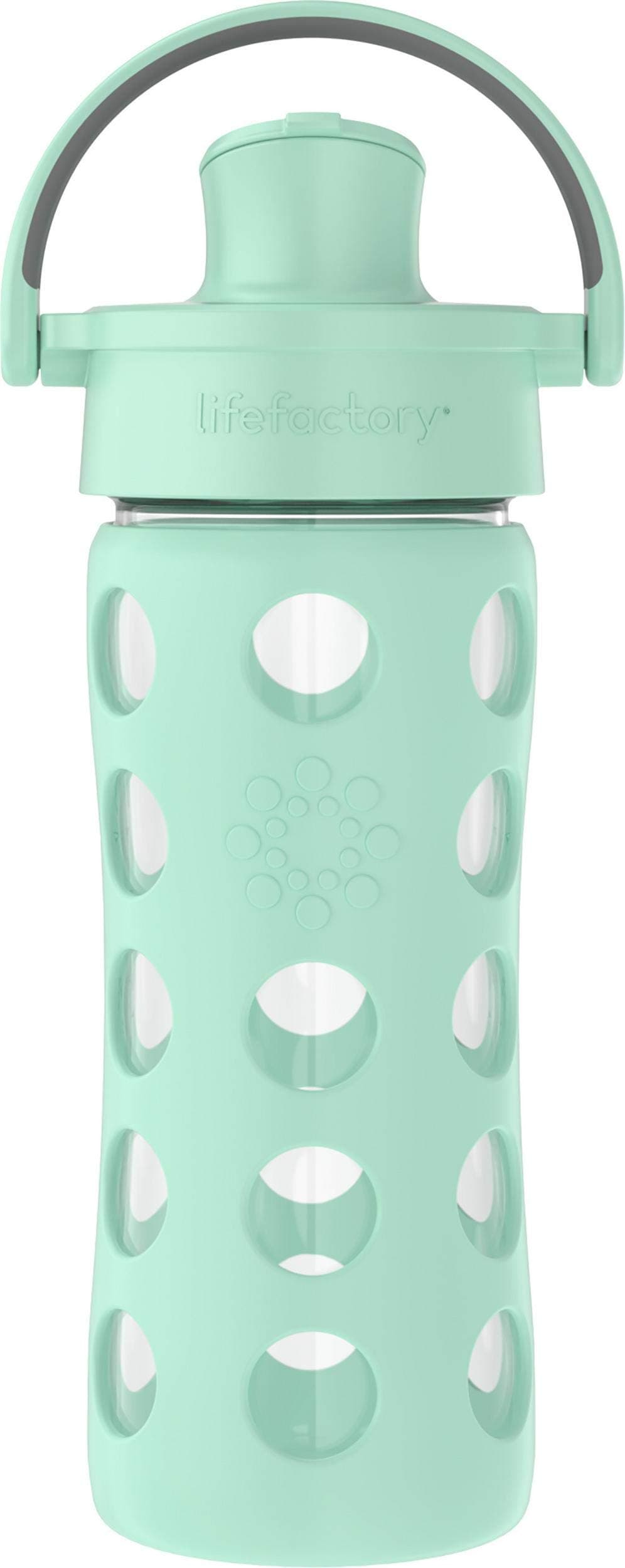 16oz Active Flip Cap, Mint Glass Water Bottle