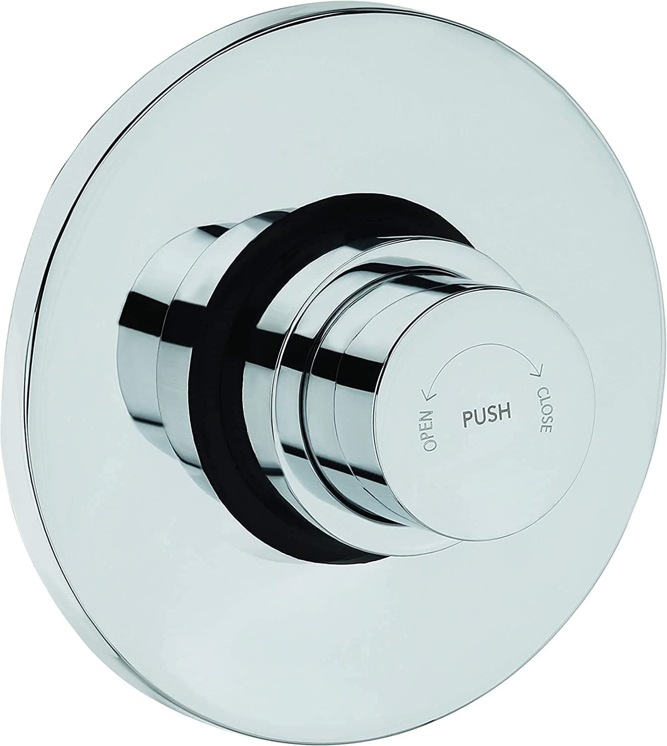 Brass Flush Valve 40 mm Round 1093 (Silver)