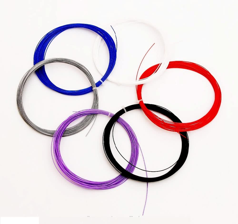 Gmefvr Badminton Bat Rackets String Nylon 0.71mm G12 Multi Color (2)