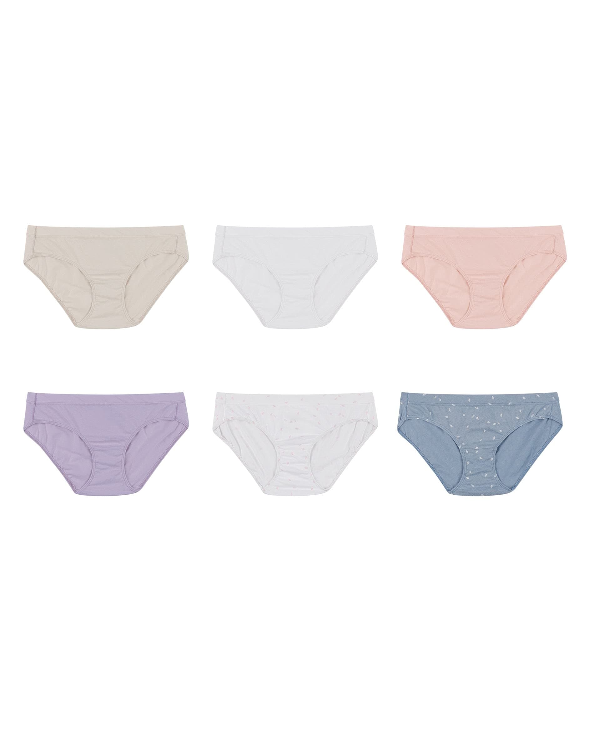 Hanes レディース ピュアコンフォート ヒップスター 6枚パック