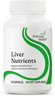 Seeking Health Liver Nutrients - Health Supplement for Glutathione Production Support - Liver Cell Function Support with Milk Thistle, Alpha-Lipoic Acid & N-Acetyl-L-Cysteine - 60 Capsules