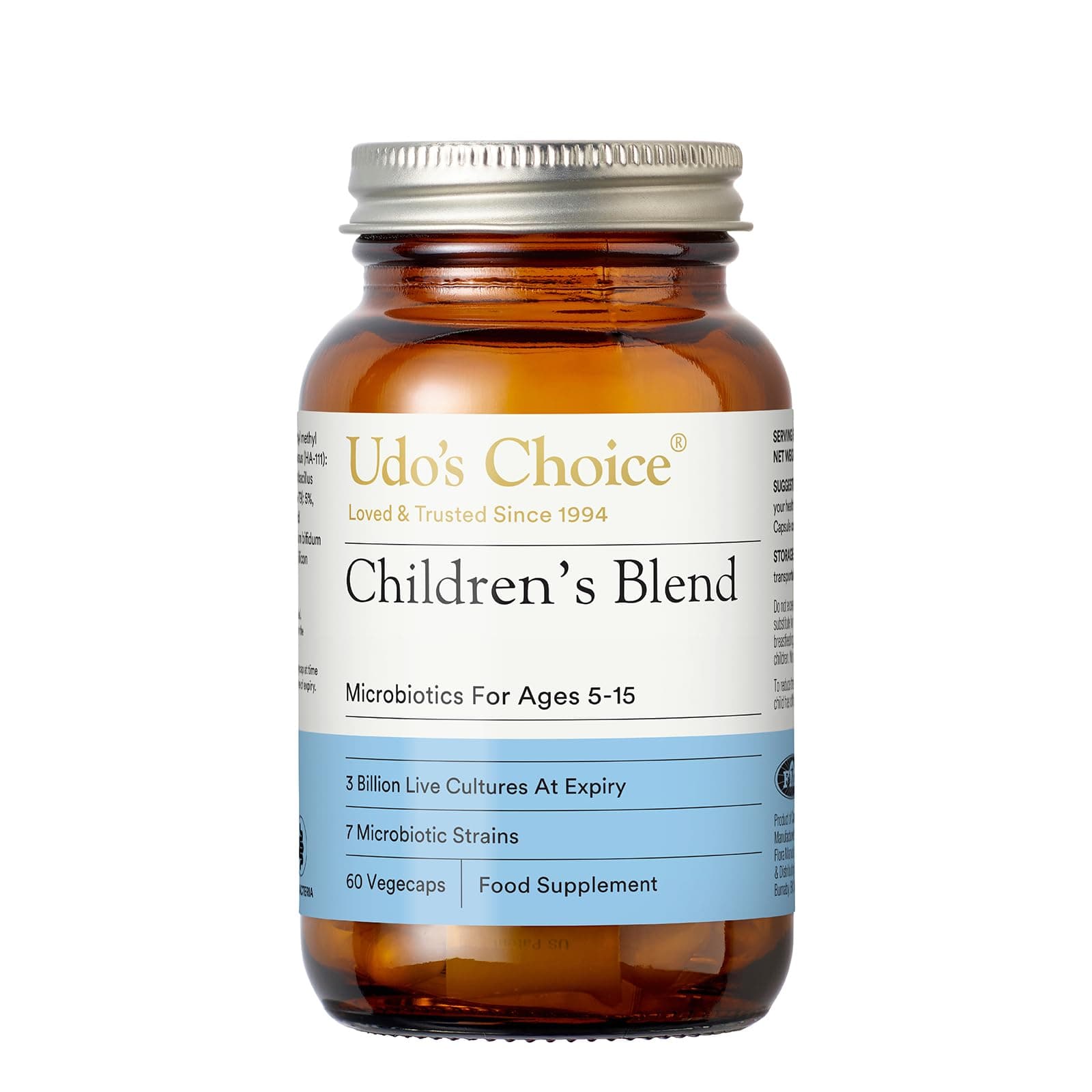 Udo's Choice Junior Blend Probiotics - 60 Vegicaps